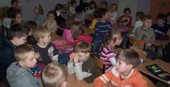 2007-2008 kl.I Tęczowa i Kolorowa. Wspolne śpiewanie kolęd