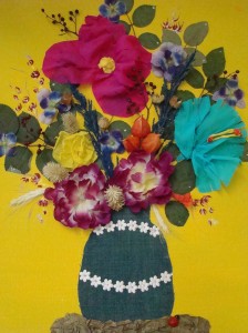 Rodzinny konkurs plastyczny- Kwiaty dzieciństwa- styczeń 2009