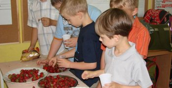 Truskawkowy dzień pełen przyjemnego aromatu