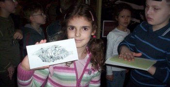 2007-2008 kl.I Tęczowa i Kolorowa. Warsztaty w domu Gazety olsztynskiej.Temat: Pocztowka z Olsztyna