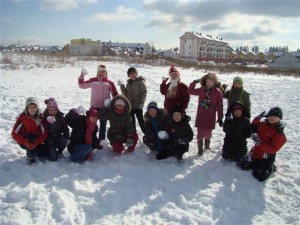 Zimowe zabawy – kl.II tęczowa