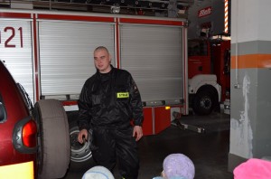 Wycieczka do straży pożarnej