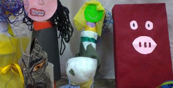 Międzyszkolna wystawa -Halloween-owe stworki