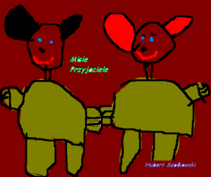 Misie rysowane przez dzieci