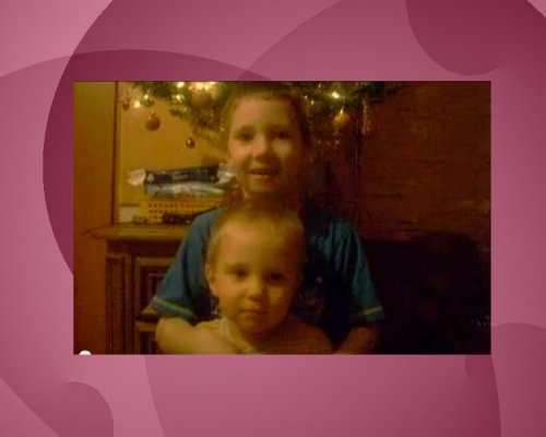 Podziękowania Kubusia i Kacpra