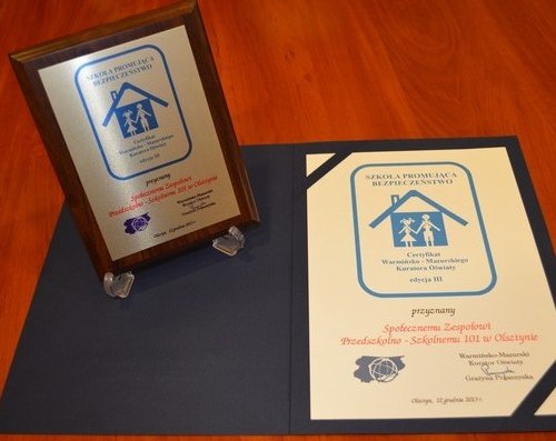 Szkoła promująca bezpieczeństwo Szkoła promująca bezpieczeństwo