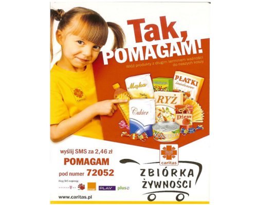 “Tak, pomagam!” – V Ogólnopolska zbiórka żywności “Tak, pomagam!” – V Ogólnopolska zbiórka żywności
