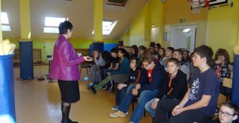 Spotkanie z p. Bernadetą Jabłońską