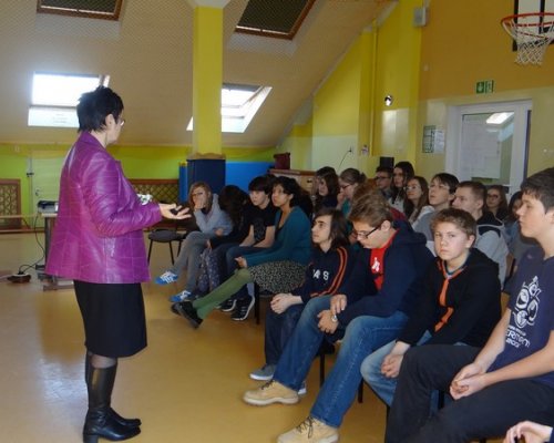 Spotkanie z p. Bernadetą Jabłońską Spotkanie z p. Bernadetą Jabłońską