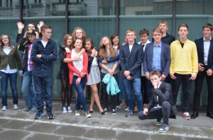 Gimnazjaliści w Warszawie