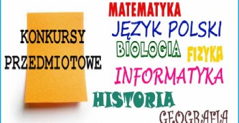 Informacje o konkursach przedmiotowych