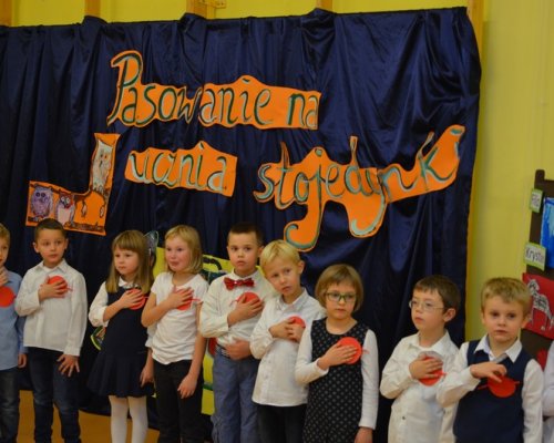 Pasowanie na ucznia klas pierwszych