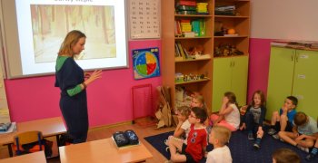 Spotkanie z malarstwem w klasie I bursztynowej