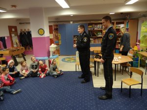 Spotkanie ze strażą miejską klasy 0-III