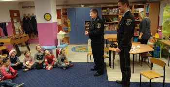 Spotkanie ze strażą miejską klasy 0-III