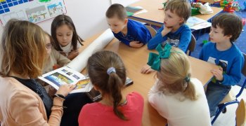 Lekcja malarstwa z p. Martą Wasilewską-Frągnowską