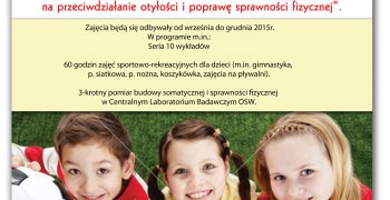 Bezpłatne zajęcia spotrowo- rekreacyjne dla dzieci w OSW