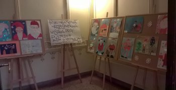 Pokonkursowa wystawa prac pastycznych ” Postać św. Mikołaja”