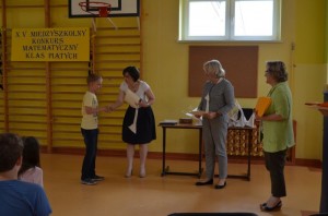 XV Międzyszkolny Konkurs Matematyczny Klas Piątych