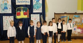 Pasowanie na uczniów klasy pierwszej