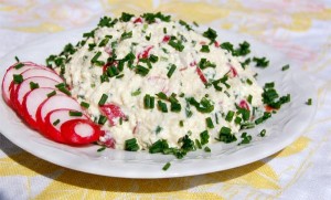 Kanapki z twarogiem i warzywami