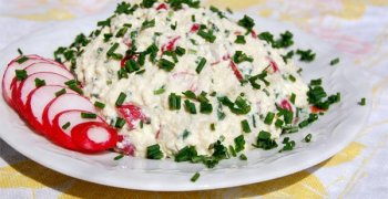 Kanapki z twarogiem i warzywami