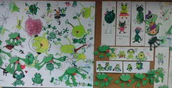 Dekoracje wykonane z dziećmi