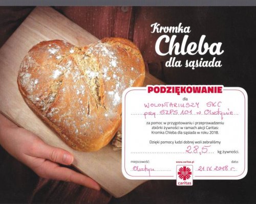 Kromka chleba dla sąsiada Kromka chleba dla sąsiada