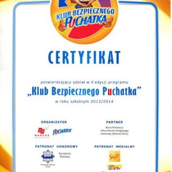 bezpieczny puchatek