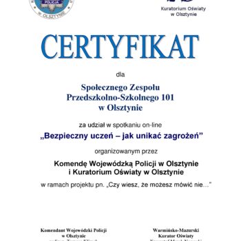 bezpieczny uczen