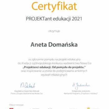 certfikat projektant