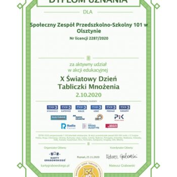 certificate for school