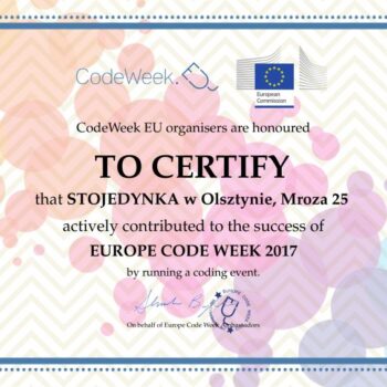 certyfikat codeweek eu