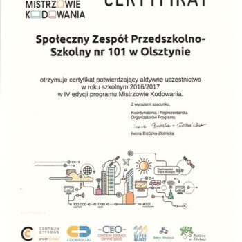 certyfikat kodowanie