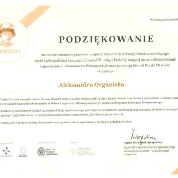 podziekowanieoorganista