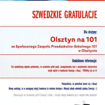 szwedzkie gratulacje
