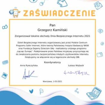 zaswiadczenie dbi gk