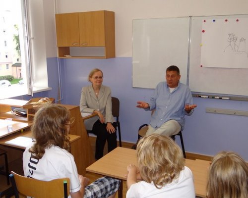 Spotkanie z p. Barbarą Deją i p. Janem Pruskim