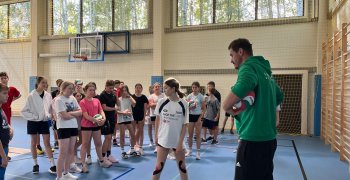 Odwiedził nas trener AZS Olsztyn