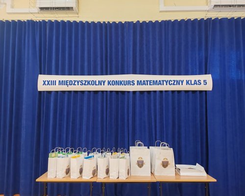Nagrodzeni w Konkursie Matematycznym Klas Piątych